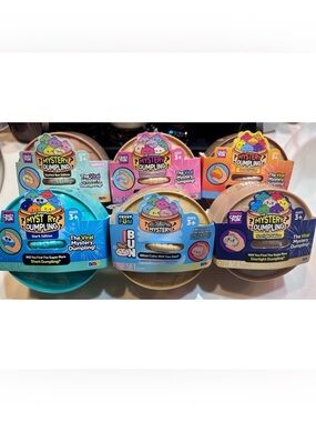 Crazy Fun RMS Dumpling Bundle x 6 Shark, Stuffed Buns, Sunset, Holographic +